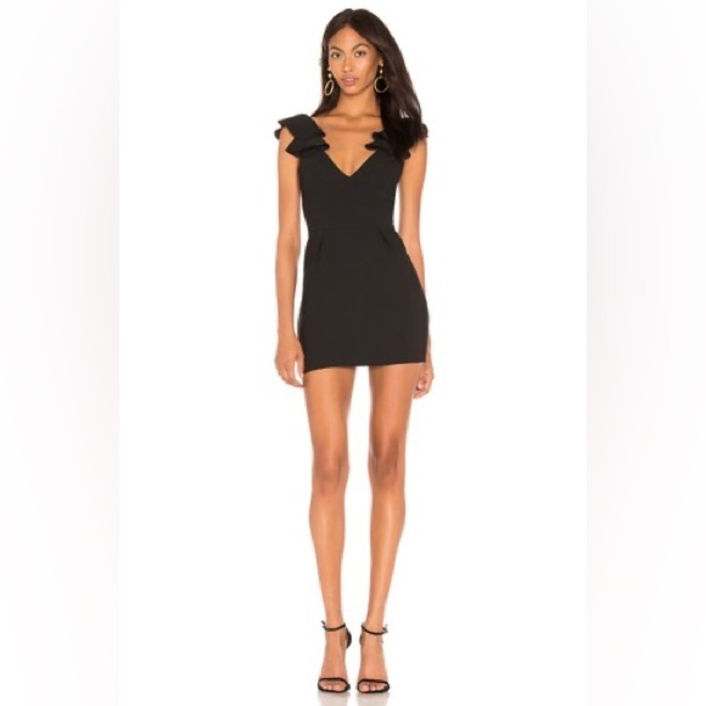 Amanda Uprichard Gimlet Dress in Black - Large